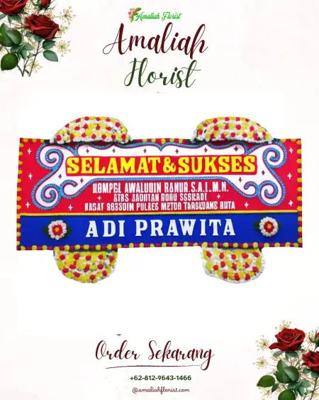 Papan Bunga Ucapan Selamat Hoat Sorbay